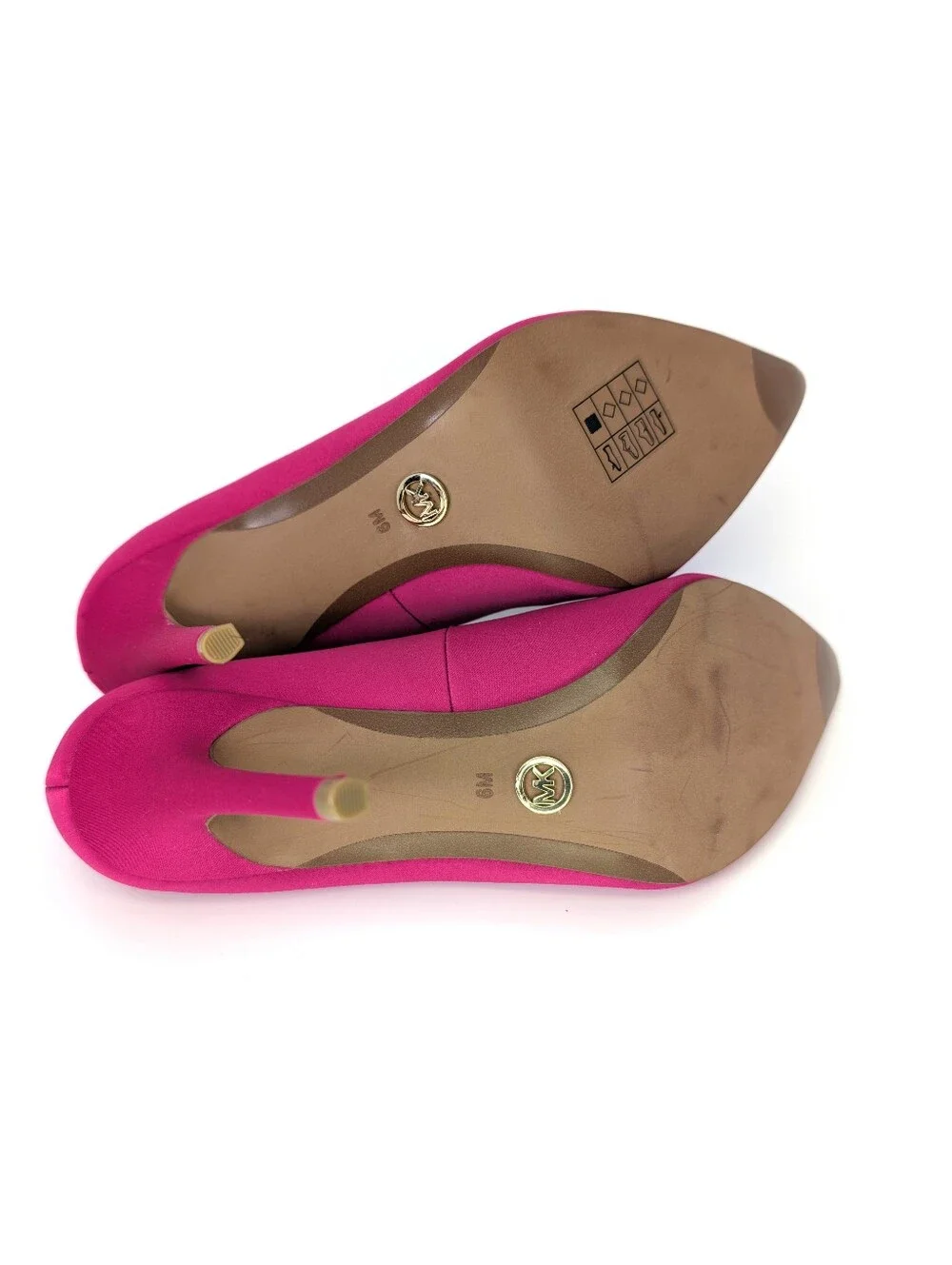 Michael By Michael Kors Hot Pink Stiletto Pump Heels  Pointy Toe Fushia Size 6